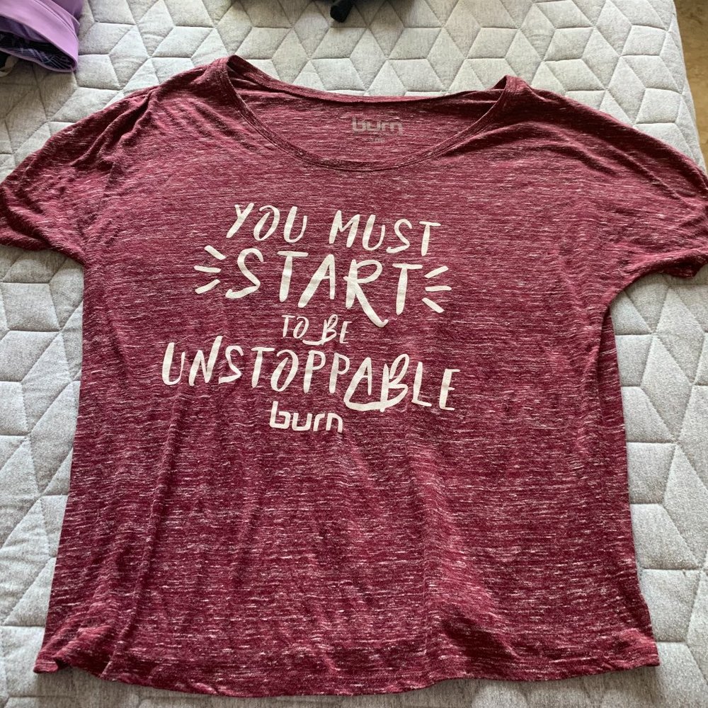 Burn Bootcamp Short Sleeve Tee - Size L